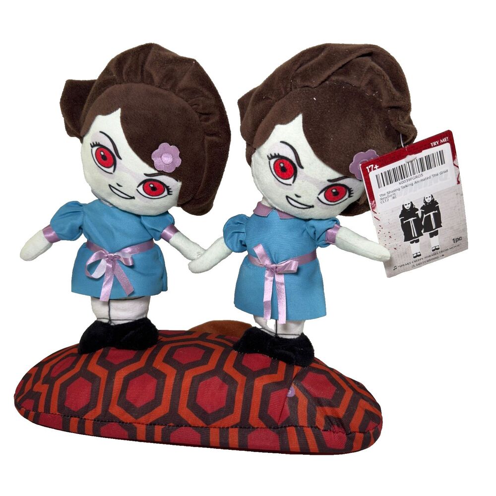 Gemmy The Shining Talking Grady Twins Speaks Creepy Phrases TESTED WORKING NWT